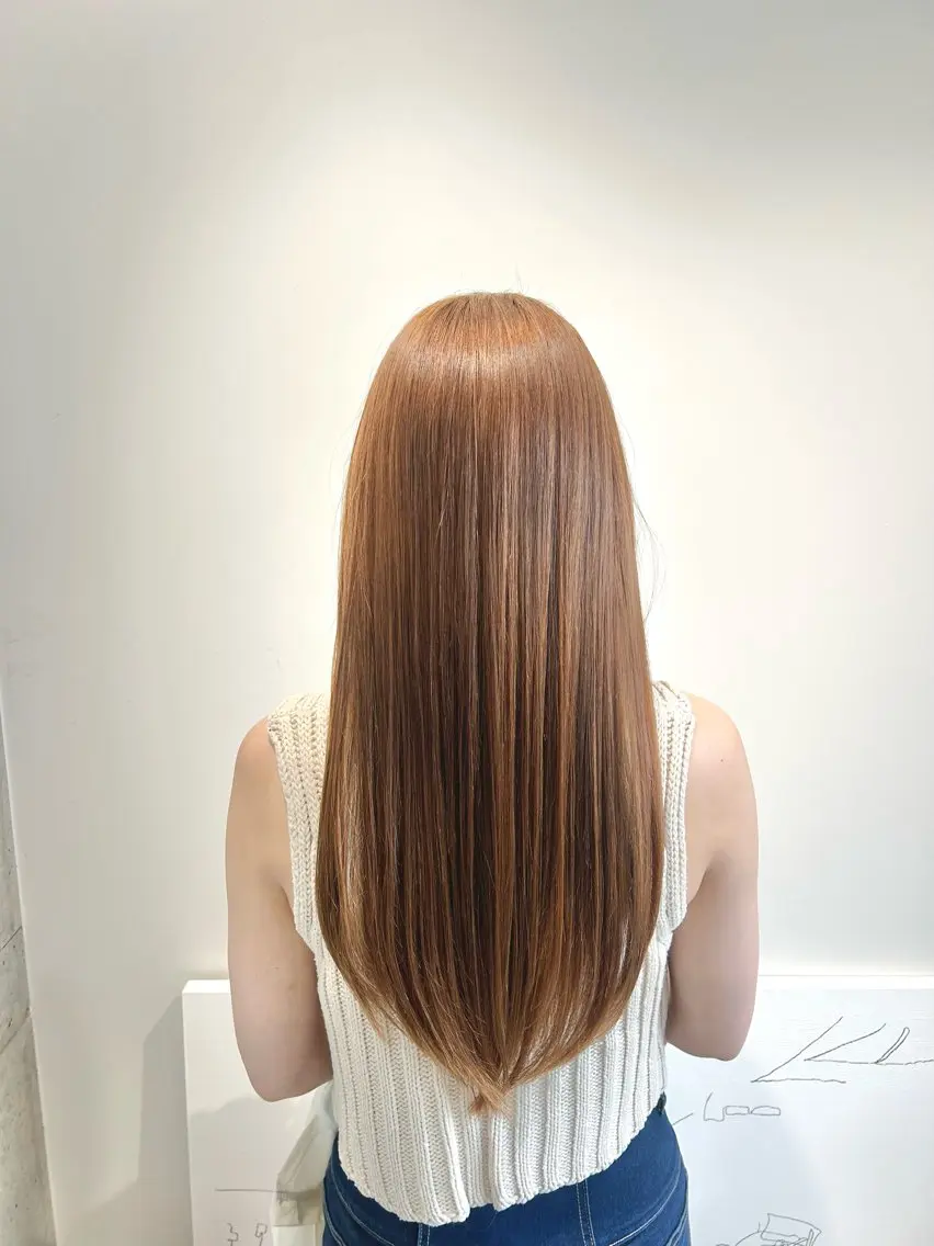 ロング カラー ベージュカラー 透明感カラー トリートメント Keita/天王寺 /透明感カラー✨のヘアスタイル