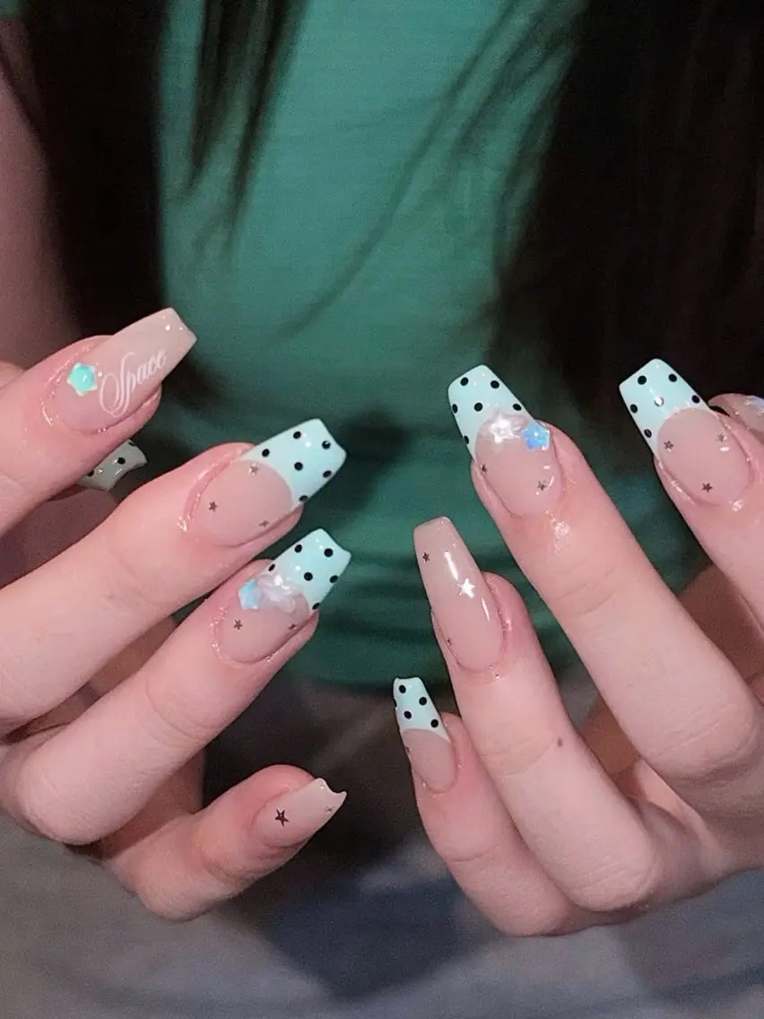 ネイル ガーリー ハート 韓国ネイル ニュアンスネイル リボン ハンドネイル Sora nail 長さ出し専門店のネイルデザイン