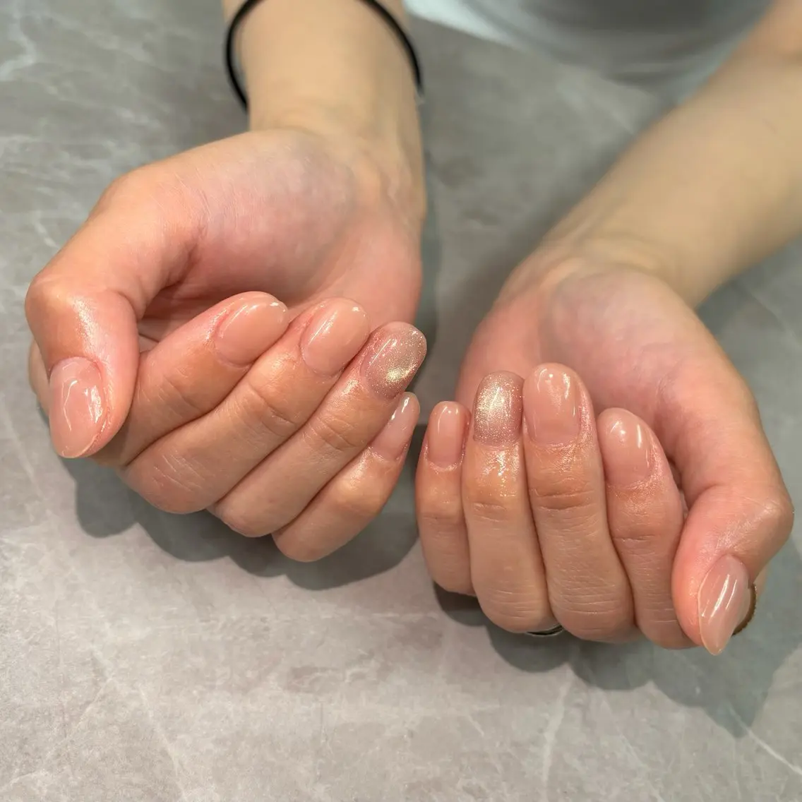 ネイル マグネットネイル ワンカラーネイル H. Miyuのネイルデザイン