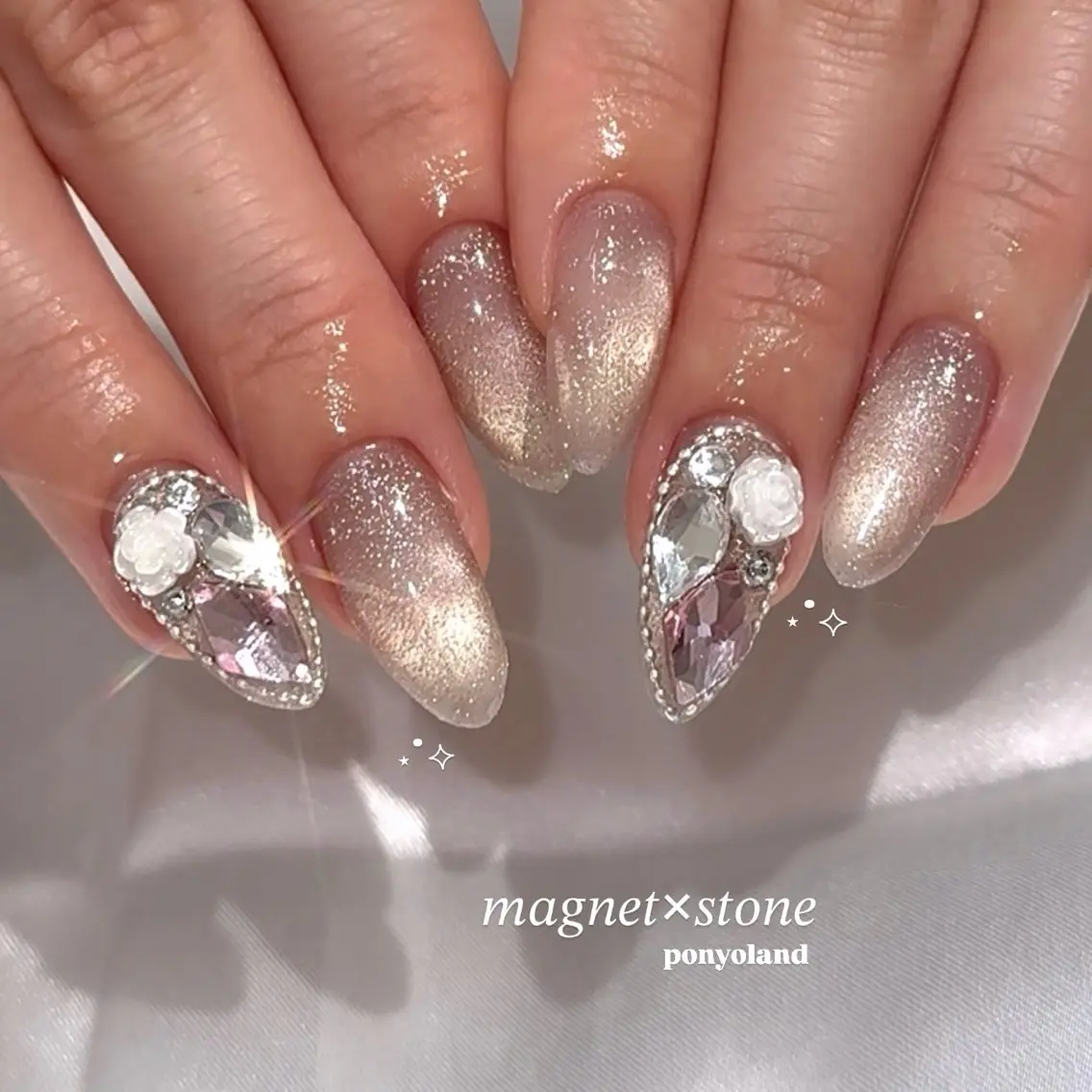 ネイル 春ネイル ハンドネイル ponyoland 目黒/恵比寿💎のネイルデザイン