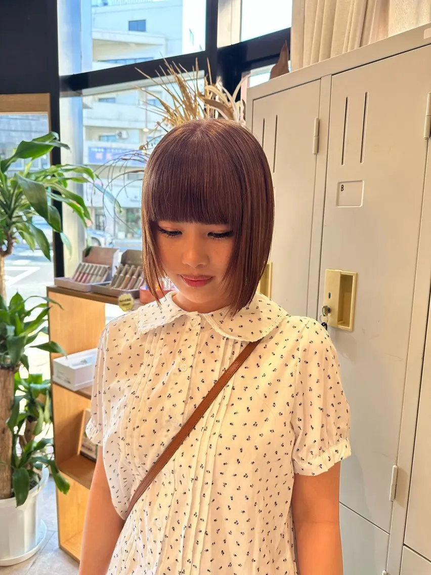 ショート カラー カット ヘアカラー 高橋 那美のヘアスタイル