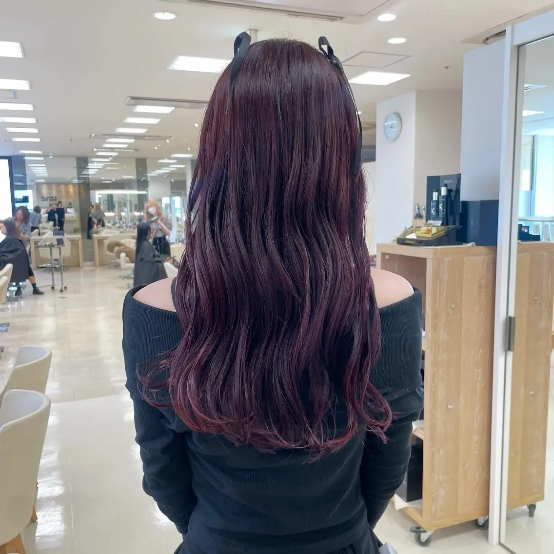 ロング カラー パーマ ヘアアレンジ 🍒KIKUCHI KANAE🍒のヘアスタイル