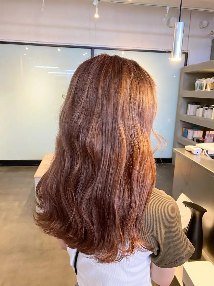 【✨レディースメニュー✨】ダブルカラー（ブリーチ1回+オンカラー、ブリーチなしのダブルカラー）¥16280→¥13200の写真