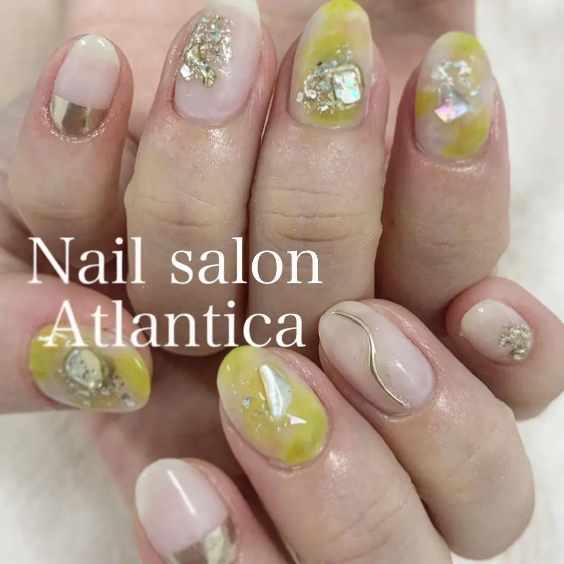 ネイル ニュアンスネイル ハンドネイル Nail salon ✩ ｱﾄﾗﾝﾃｨｶのネイルデザイン