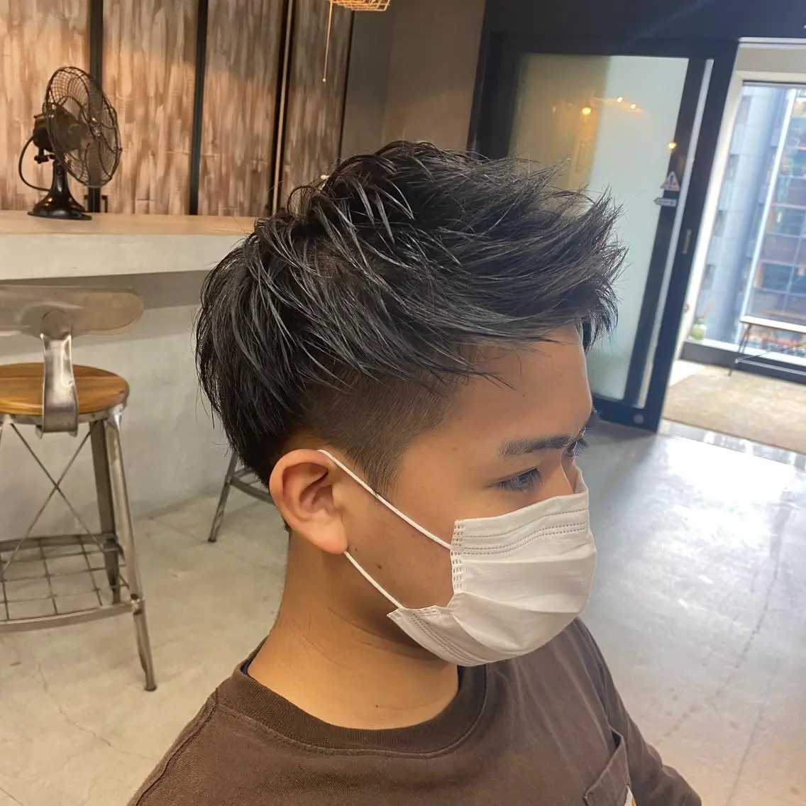 ショート カラー パーマ ヘアアレンジ メンズ カット トリートメント ヘアセット 🤍透明感カラー🤍 Ryujiのヘアスタイル