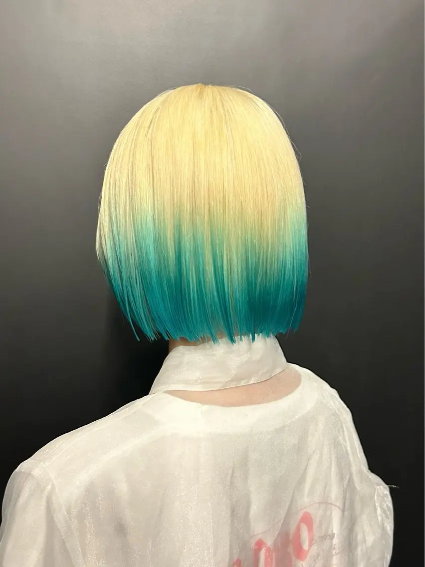 ミディアム ミディアムパーマ ボブ エクステ 外国人風カラー 卒業式のヘアスタイル カット ヘアカラー MiRI💜地毛級 エクステ✖似合わせ技のヘアスタイル