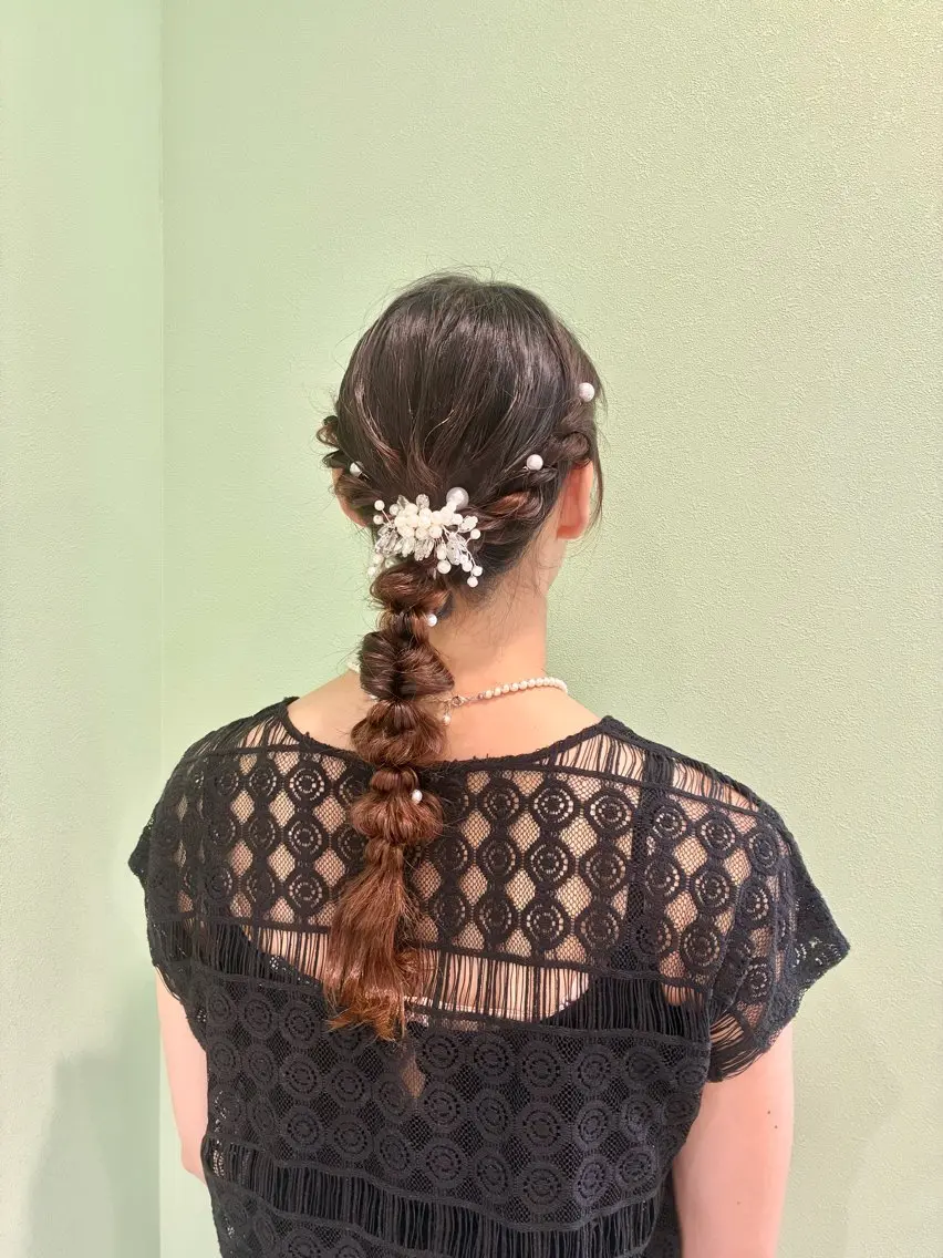 ロング ヘアセット ♡横浜ヘアメ♡ 🎀 さなのヘアスタイル