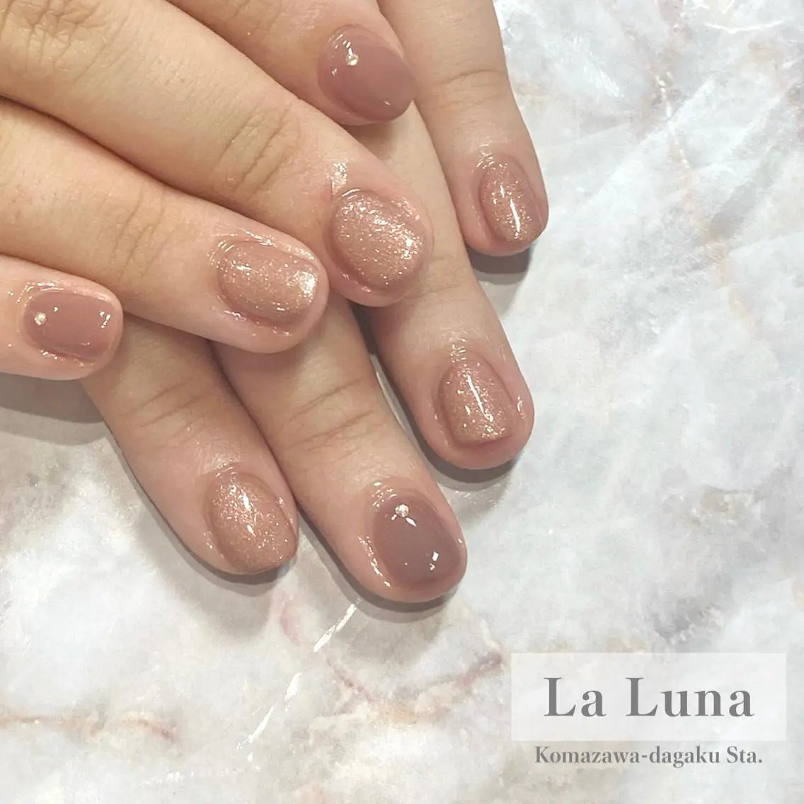 ネイル ワンカラーネイル LaLuna🌙 Natsukiのネイルデザイン