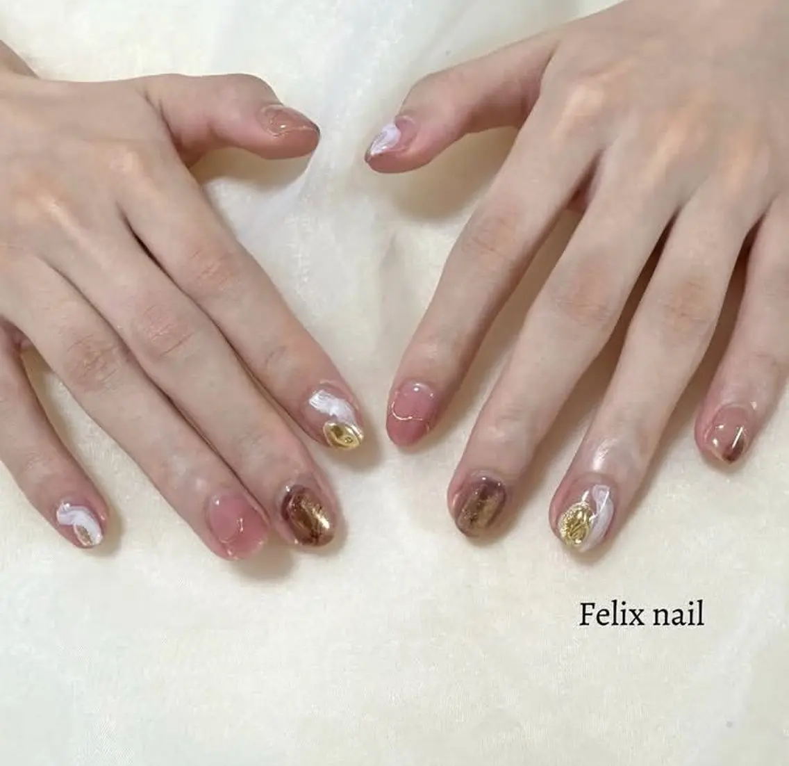 ネイル ハンドネイル Felix nail Aya🍬のネイルデザイン