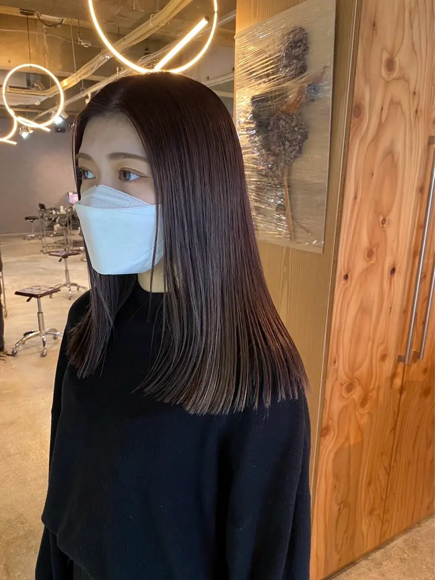 セミロング 不藤 代史伽のヘアスタイル