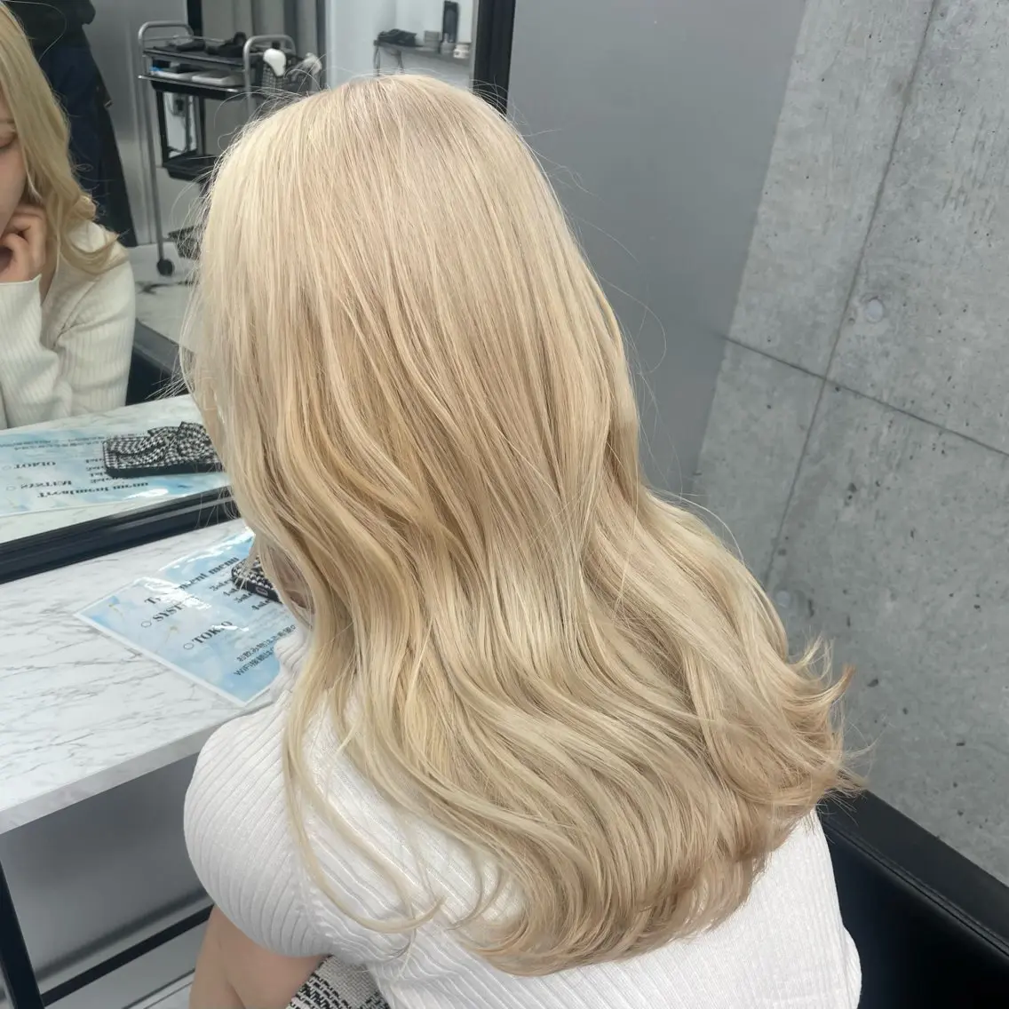 カラー 透明感カラꕀ꙳ 𝐤𝐢𝐤𝐤𝐚のヘアスタイル