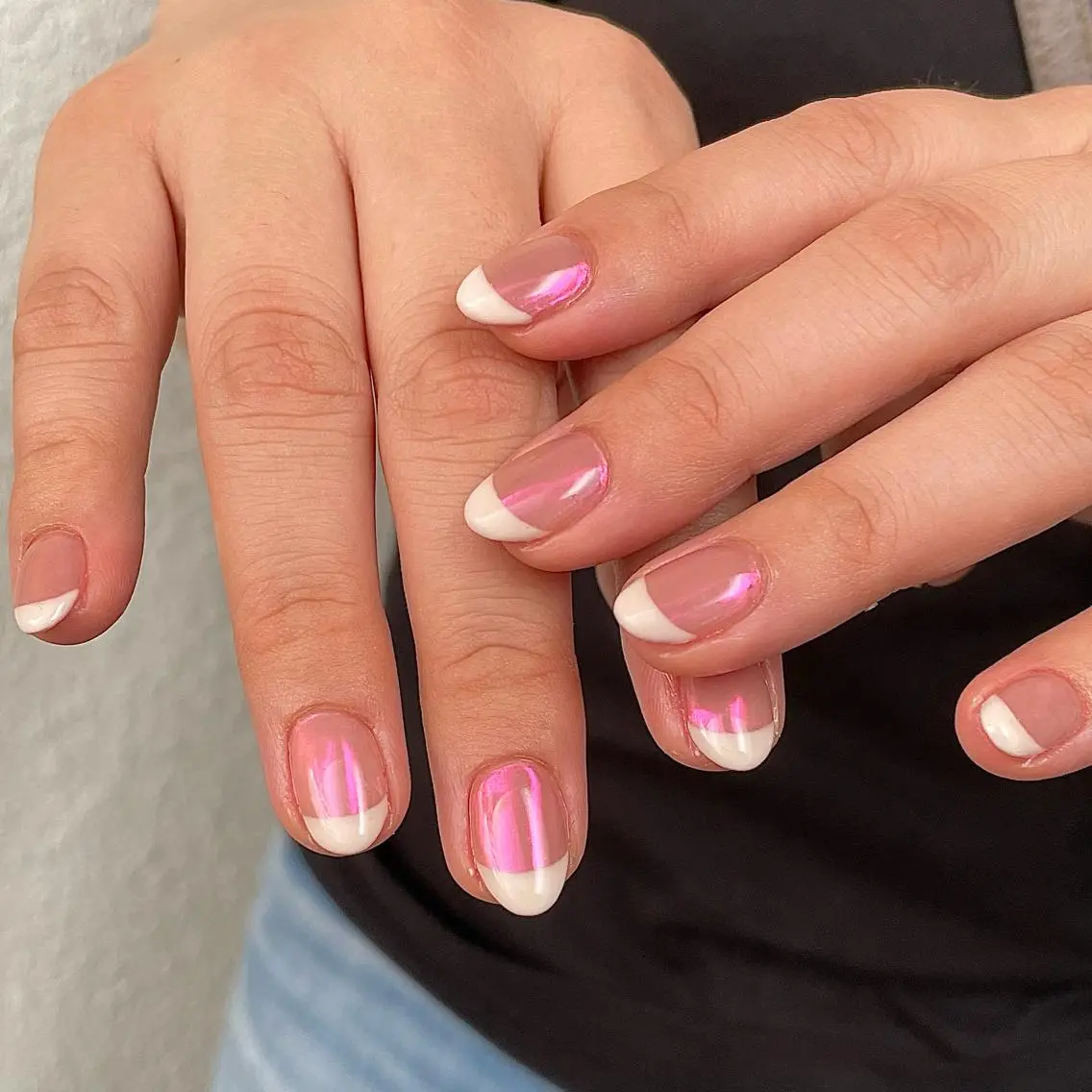 ネイル フレンチネイル ハンドネイル Nailsalon BLOOM🌷 山崎のネイルデザイン