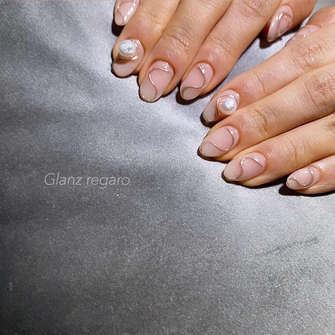 ネイル ニュアンスネイル Glanz regaroのネイルデザイン