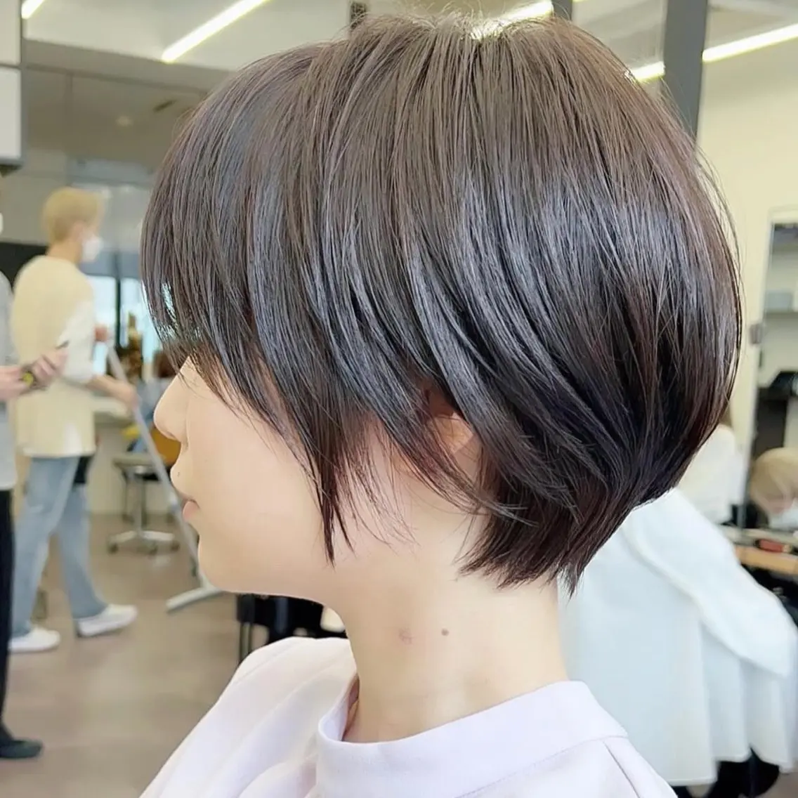 ショート カラー カット ヘアカラー トリートメント ヘッドスパ ヘアセット ショート上手い人/ 銀座/なかじのヘアスタイル
