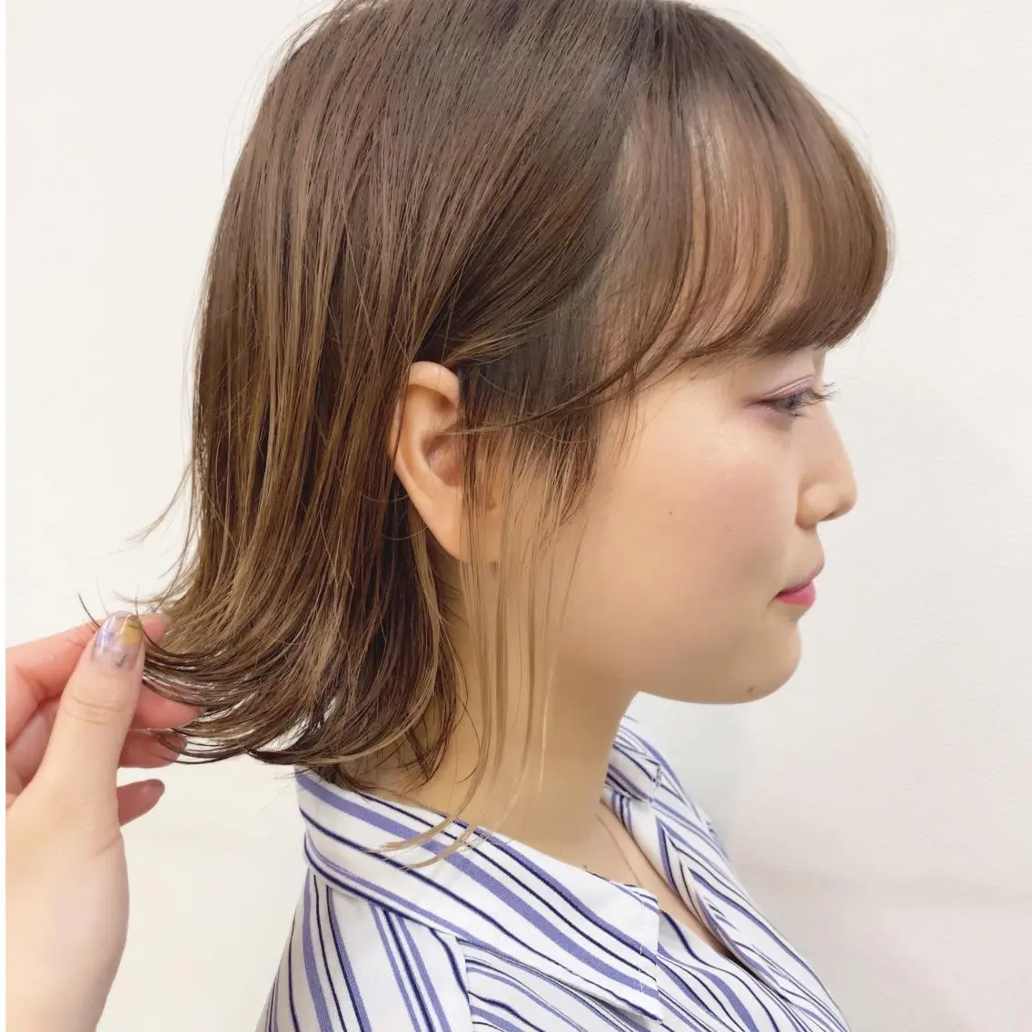ミディアム カラー ✨艶髪✨ 奈須晴香のヘアスタイル