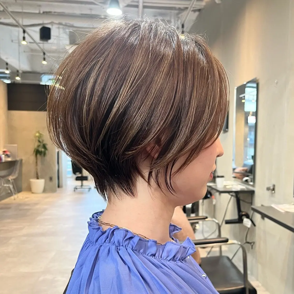 ショート ショート上手い人/ 銀座/なかじのヘアスタイル