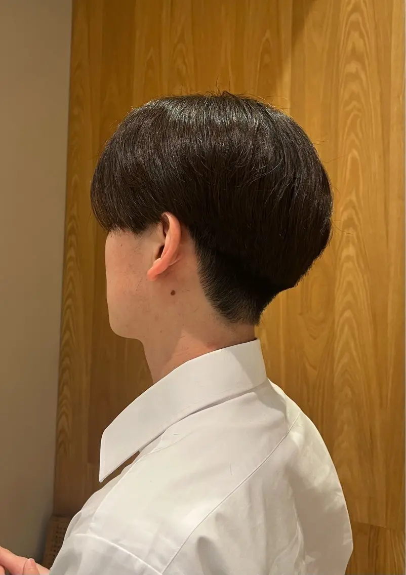 メンズ センターパート ツーブロック 刈り上げ 森 美夕のヘアスタイル