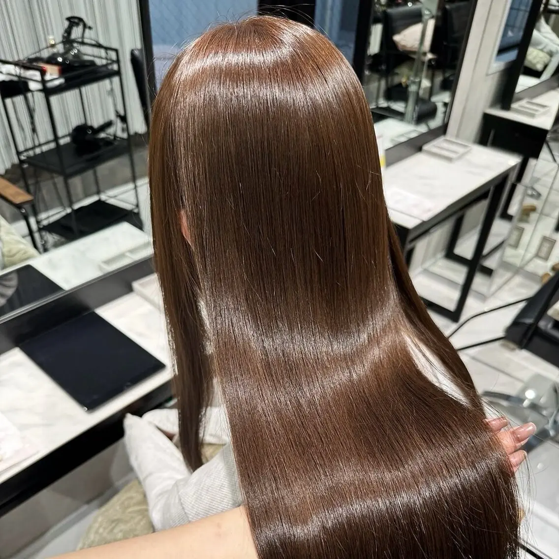 ロング ヘアカラー 沙瞳sara🎀🫧 /カラーNo.1のヘアスタイル