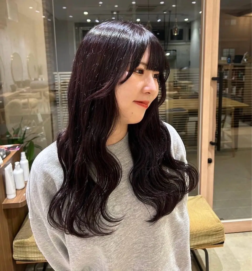 ロング カラー ブラウンカラー ピンクカラー ピンクブラウン 🧡YUNA🧡 メンズ専門のヘアスタイル