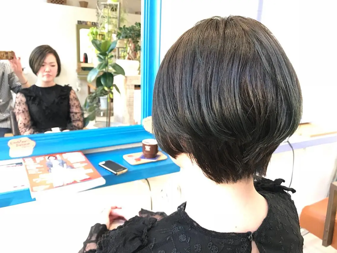 ショート カラー ショートボブ ボブ ショートヘア メンズ指名多数!! 田島史也のヘアスタイル