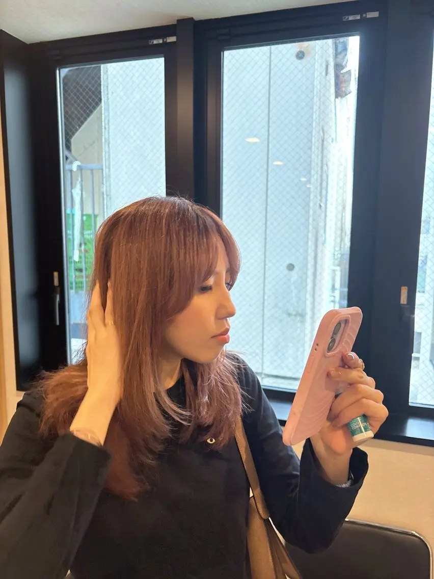 ロング カット ヘアカラー 盛れるレイヤー 🎀🇰🇷カナヤのヘアスタイル