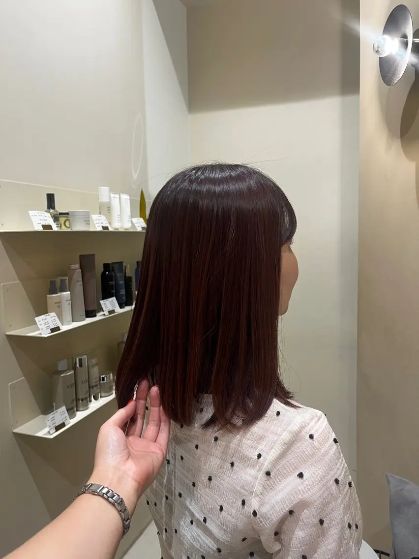 トリートメント 飯森 裕菜のヘアスタイル