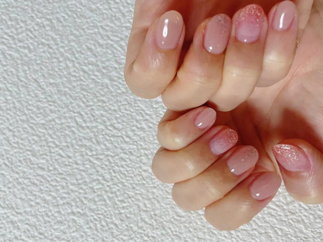 ネイル オーロラネイル フラワーネイル フットネイル フレンチネイル ジェルネイル mogunail &blowのネイルデザイン