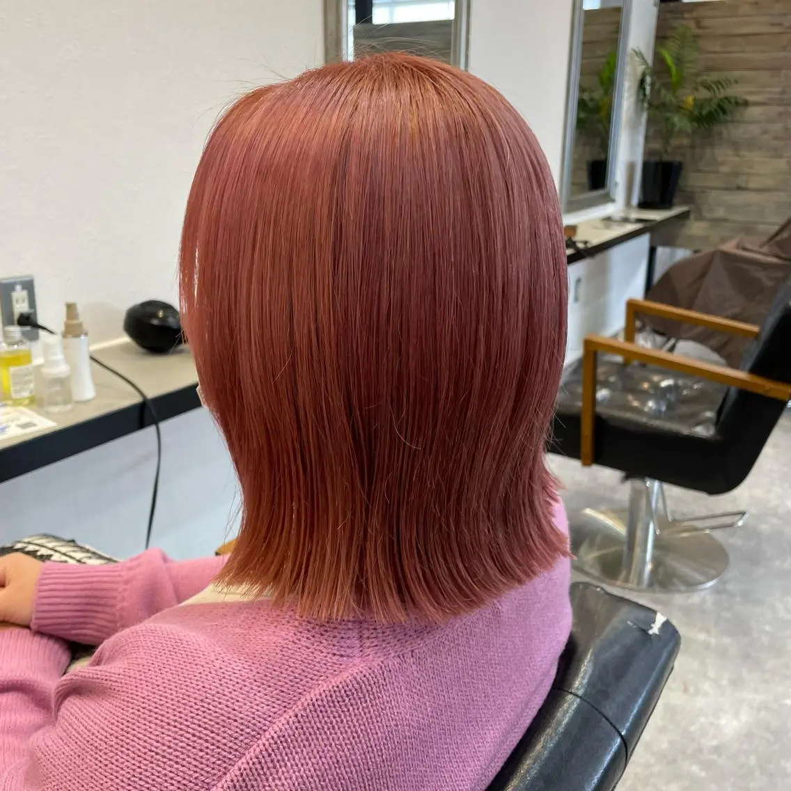 ミディアム カット ヘアカラー 🫧艶髪/ブリーチ 🐳honami🫧のヘアスタイル