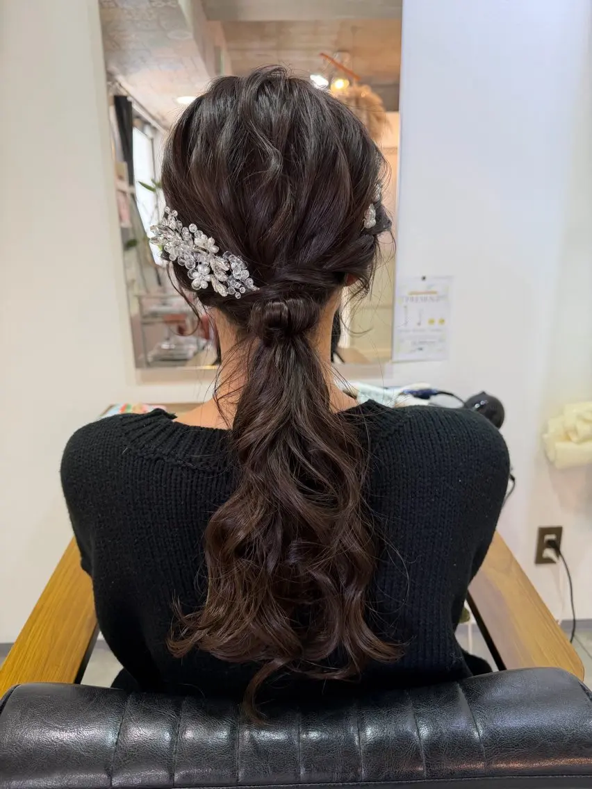 ヘアセット💛の写真
