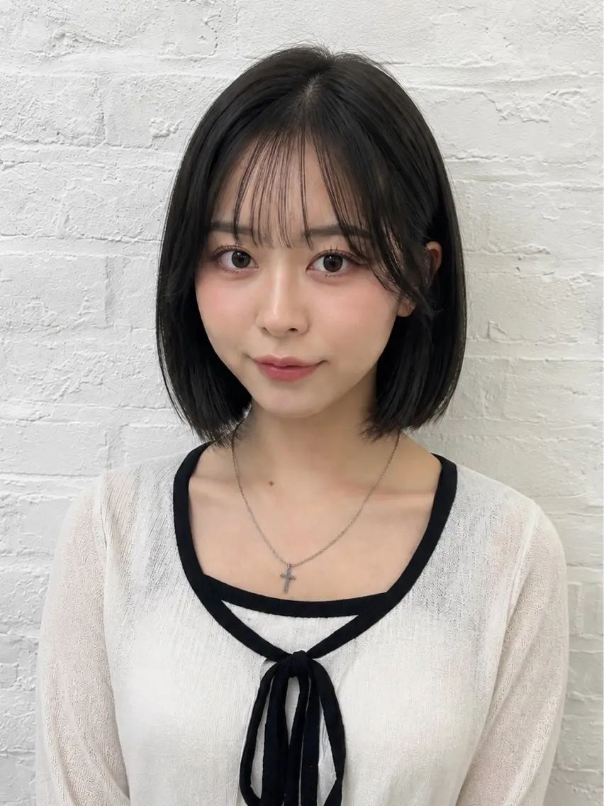 ショート 韓国ヘア🇰🇷／ 艶カラー鈴木萌愛🩶のヘアスタイル