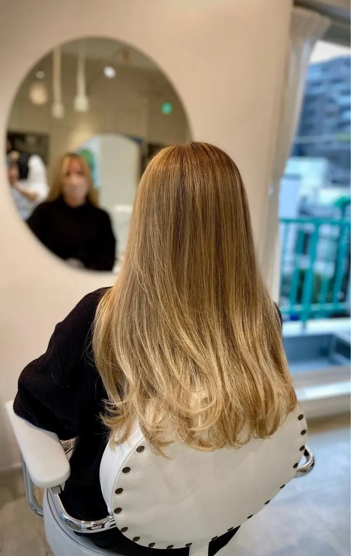 ロング カラー TAE .のヘアスタイル