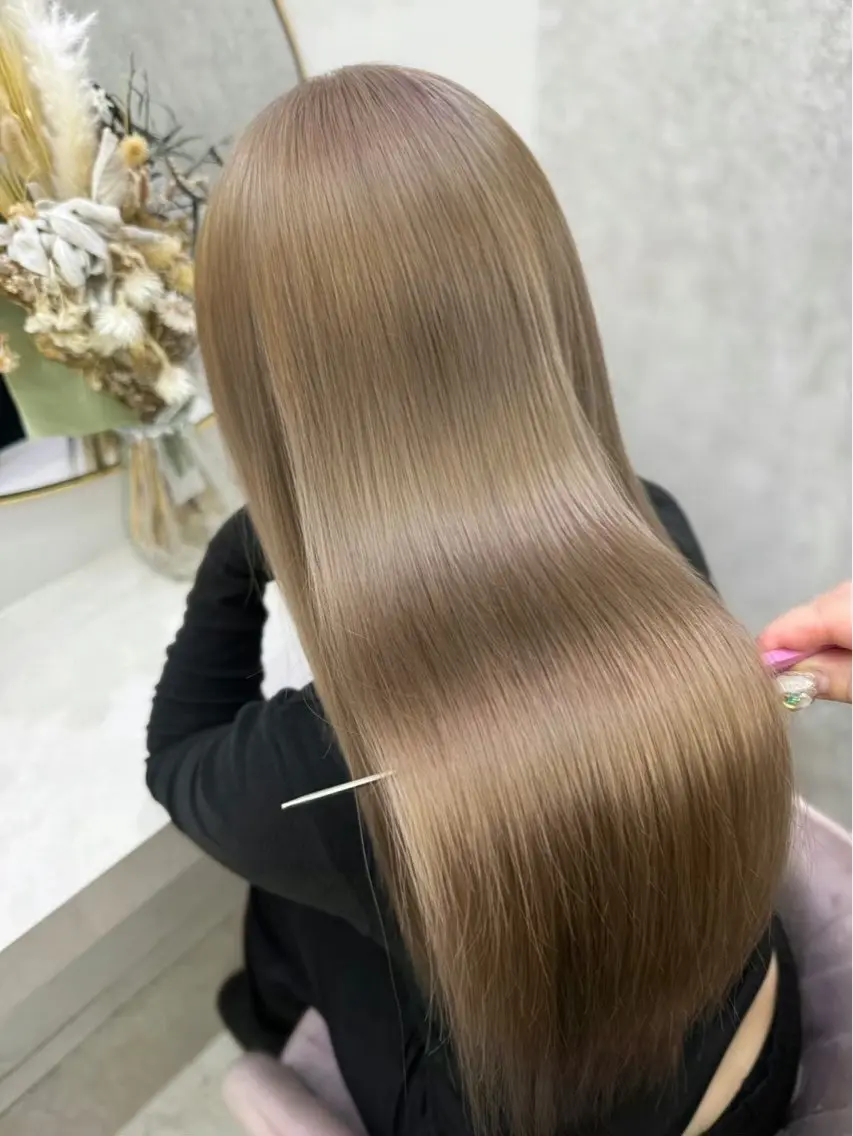 カラー 🎀古沢月渚🎀 ワンカラーのヘアスタイル
