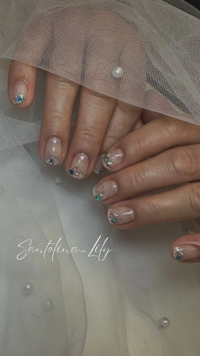 ネイル ハンドネイル Santolina Lilyのネイルデザイン