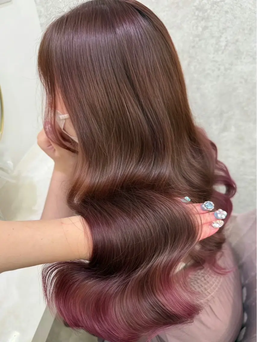 ✨5月限定残り１名様✨🌸ダブルカラー🌸ブリーチ無しでできるカラーONカラー➕1step保湿トリートメント🫧‪大宮の写真