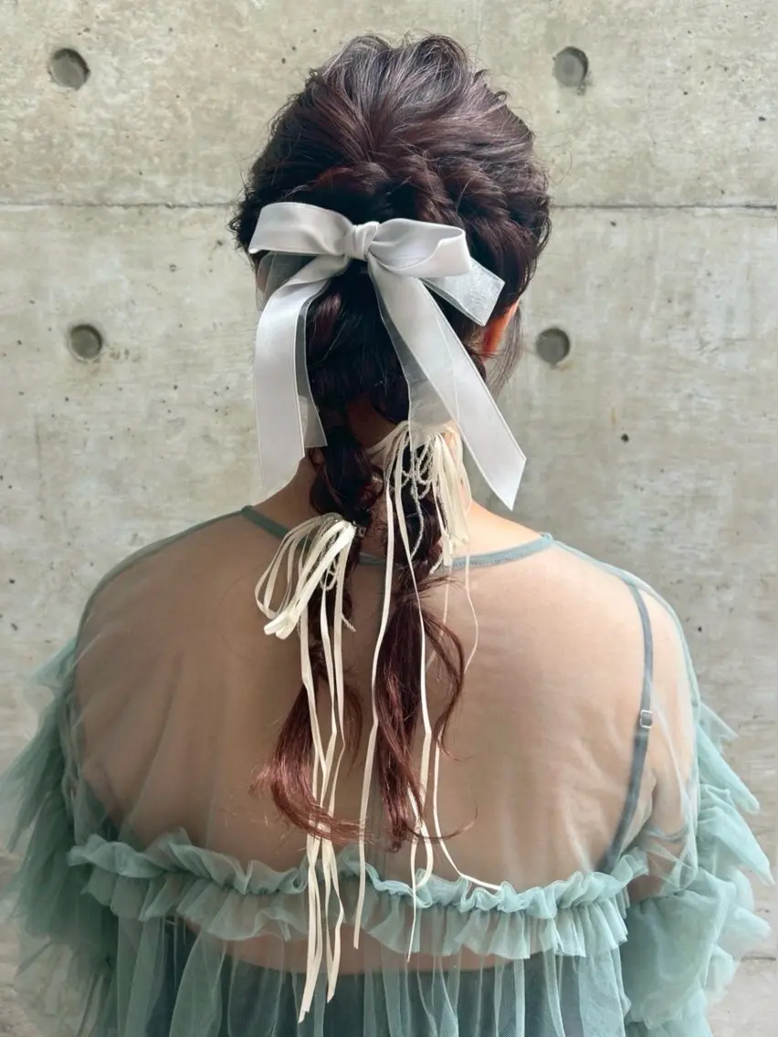 ロング ヘアセット 江草　真美果 hakuboのヘアスタイル