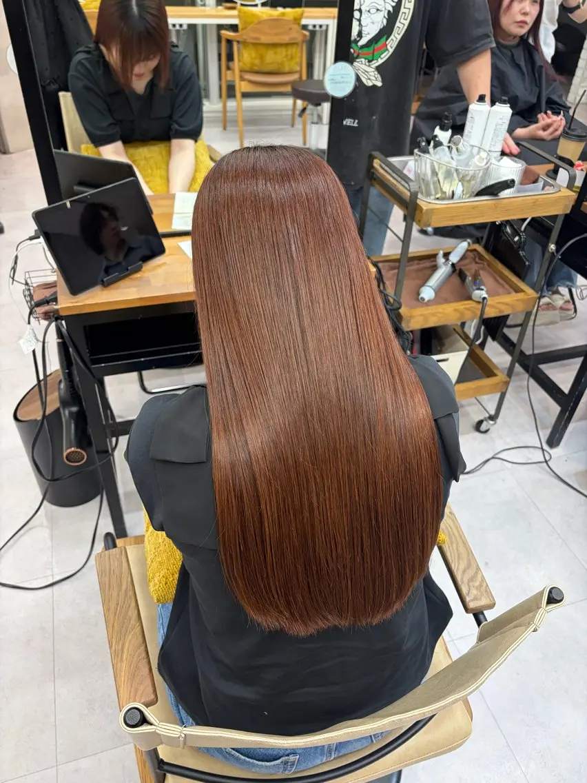 ロング トリートメント 植田 菜月のヘアスタイル