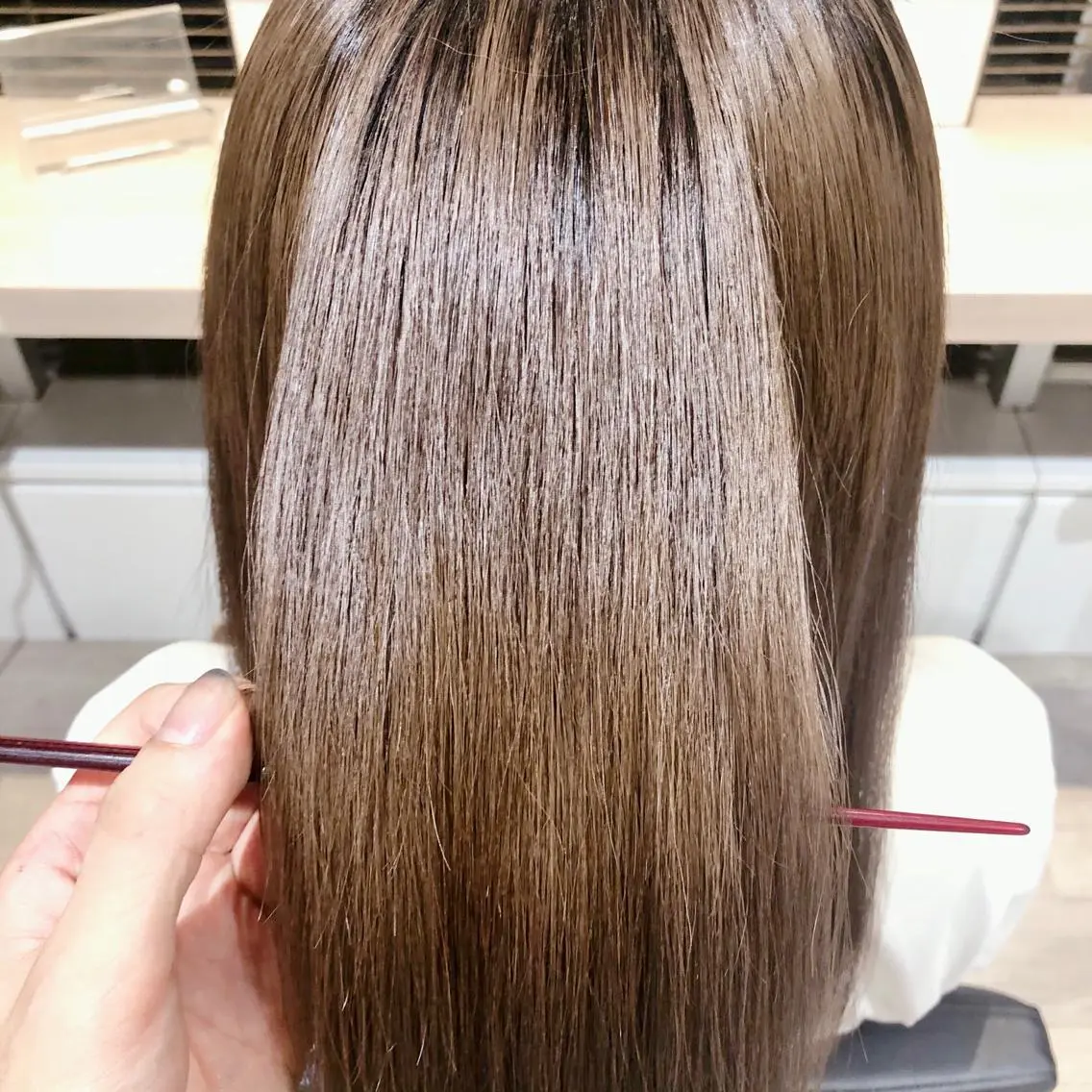 ロング 小顔カット トリートメント 酸熱トリートメント CYNTHIADUE 店長｜ IRISUのヘアスタイル