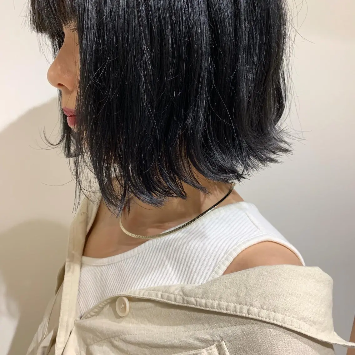 ミディアム カラー カット ヘアカラー トリートメント ANY／SUE 千葉パーマのヘアスタイル