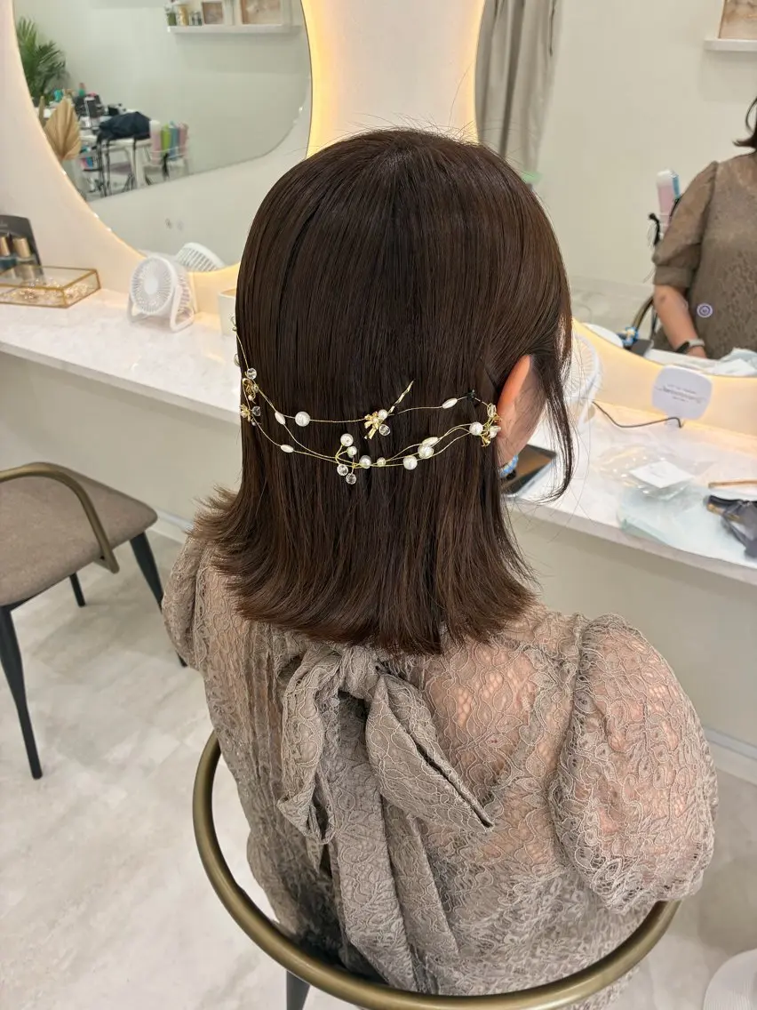 ショート ヘアセット 🫧六本木ヘアセット /ももか🫧のヘアスタイル