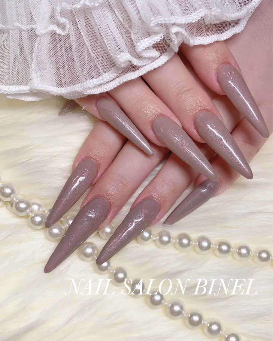 スカルプネイル💅ワンカラー♡【オフ代込み】の写真