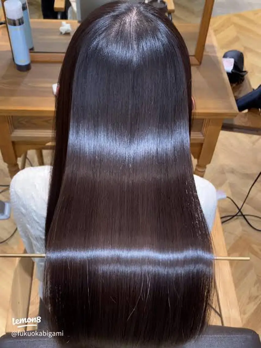 ロング アッシュ ハイライト 髪質改善 カット トリートメント 🌟リュウヤ🌟髪質 改善🌟のヘアスタイル