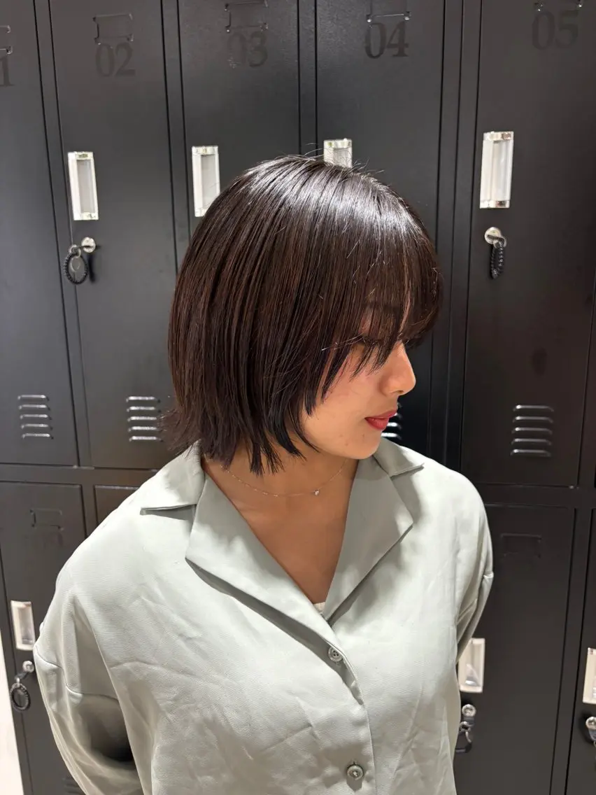 ショート ボブレイヤー ボブ レイヤーカット カット 大澤 琉聖のヘアスタイル