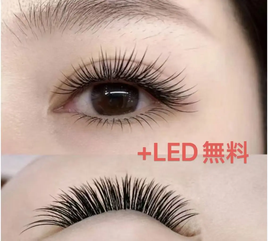 🎀🍭【新規】LED 【スーパーセールセット割上下】/フラットラッシュ 100本&下20本の写真