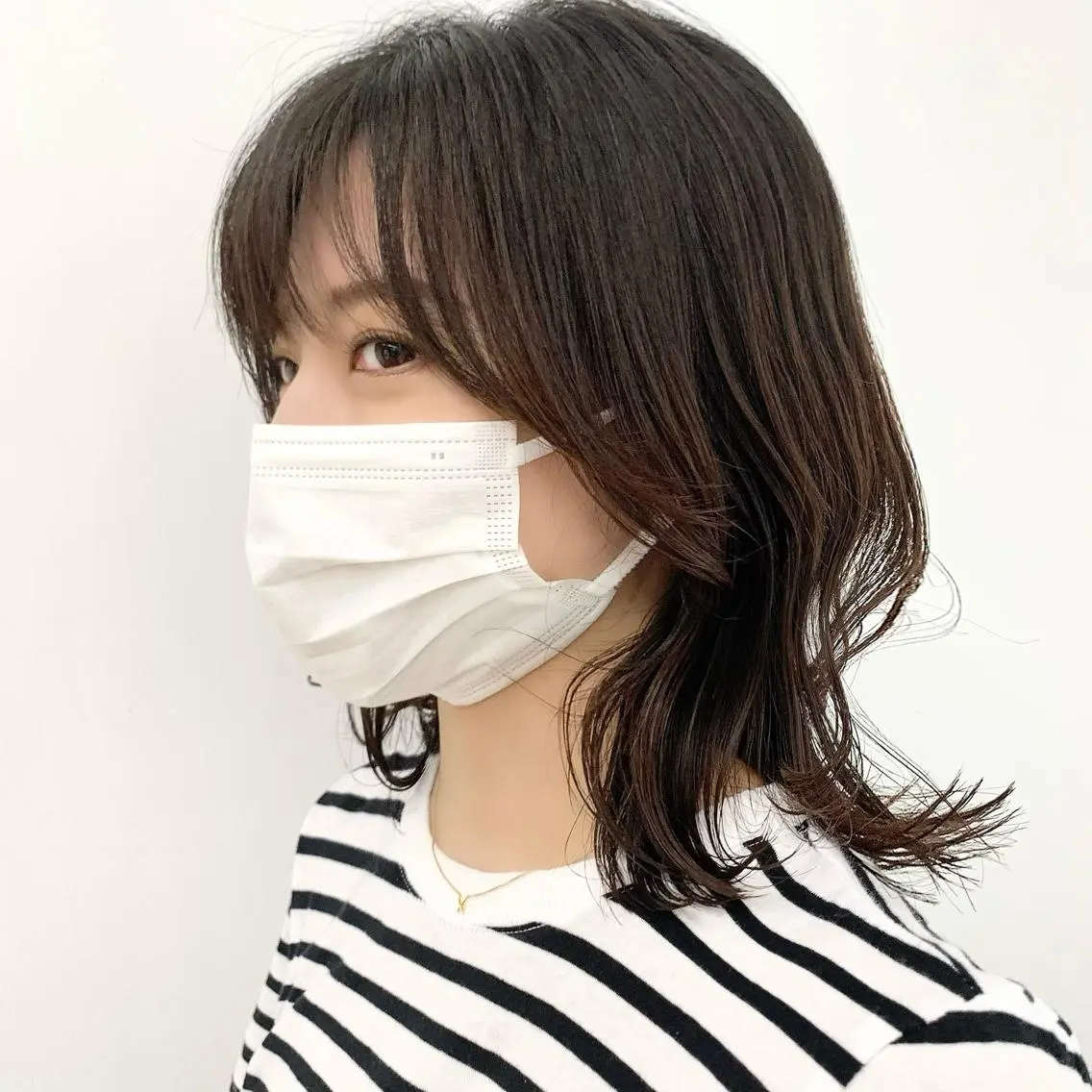 セミロング カラー パーマ ヘアアレンジ メンズ キッズ ネイル マツエク・マツパ レイヤーカット/ 巻ける縮毛矯正のヘアスタイル