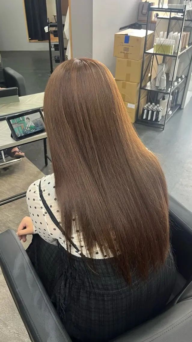 ロング ヘアカラー vim hair きょうやのヘアスタイル