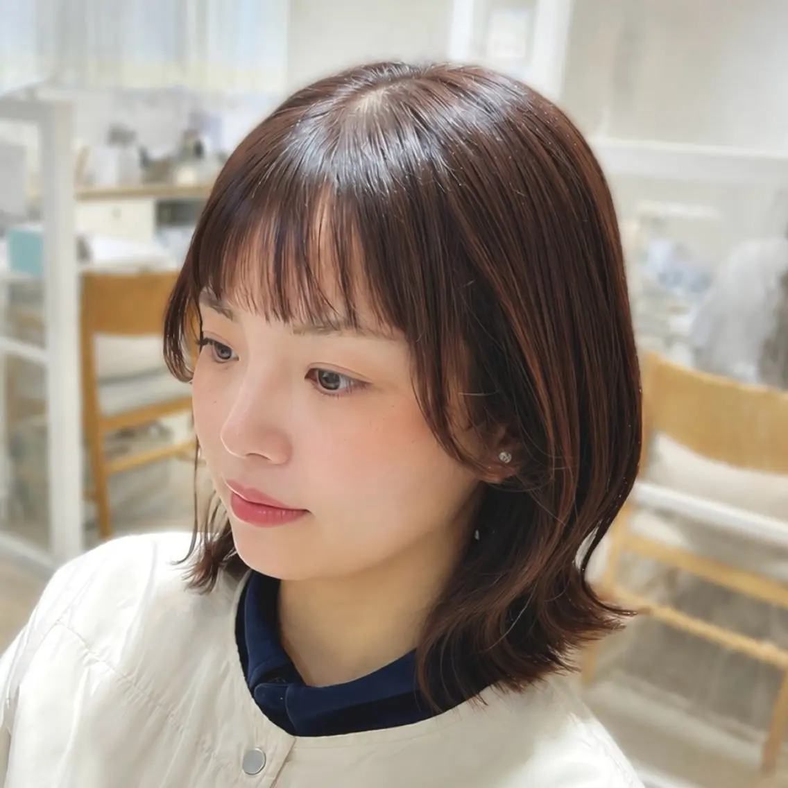 ショート カラー ヘアカラー メンズパーマモデル セイノチヒロのヘアスタイル