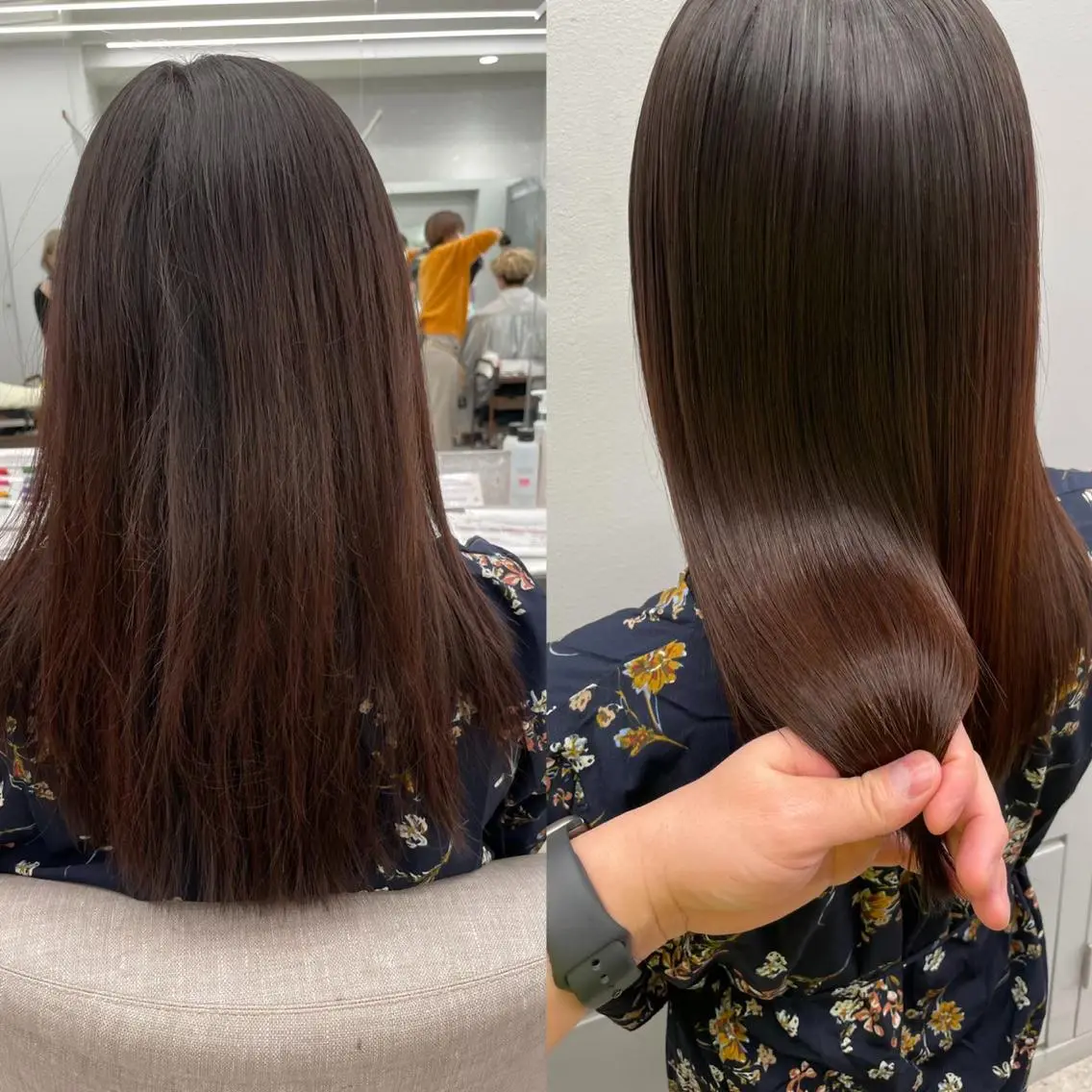 ロング 韓国風🤍 イワサキ リコ🍒のネイルデザイン