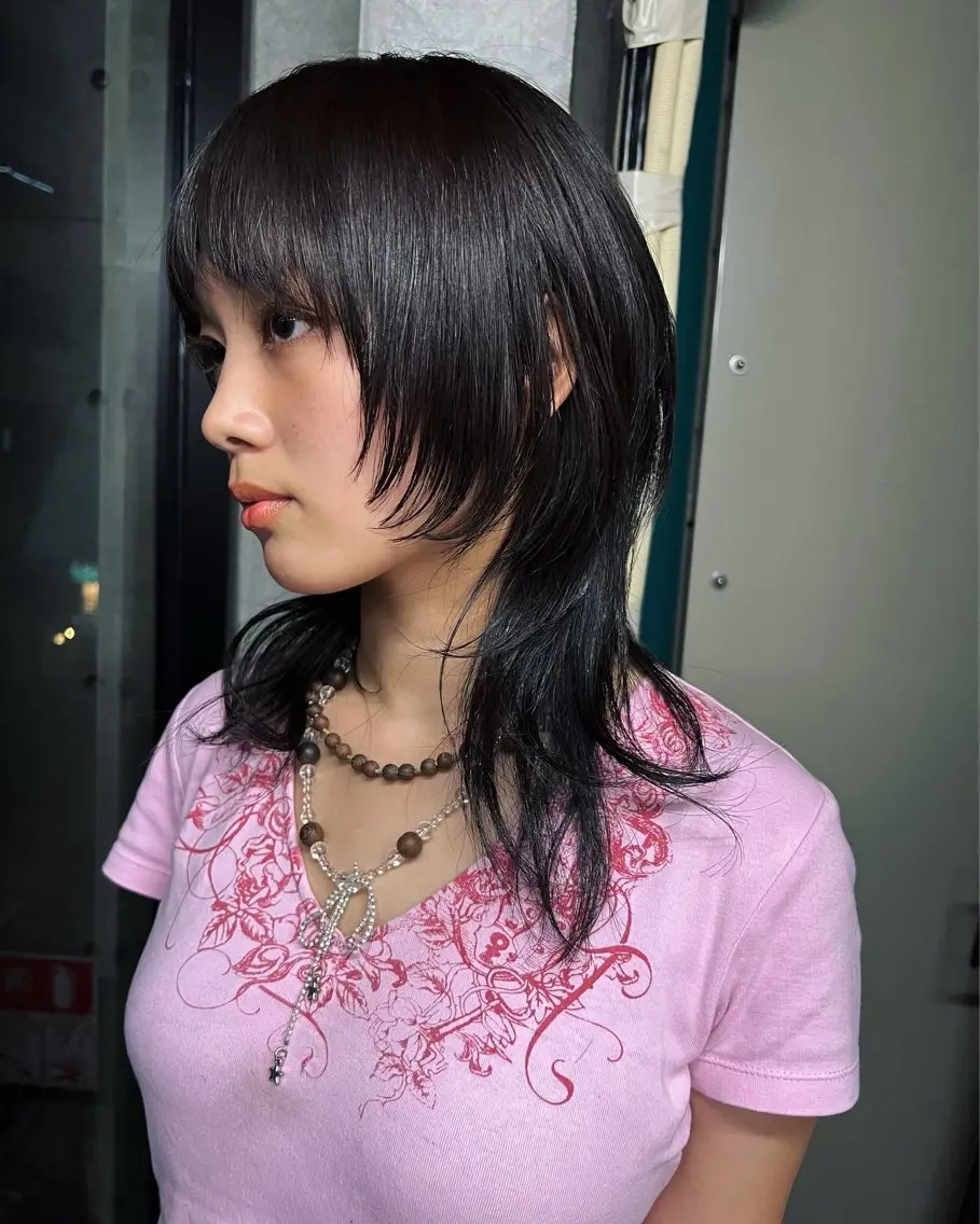 ミディアム レイヤーカット カット ハッシュカット カシマハヤトのヘアスタイル