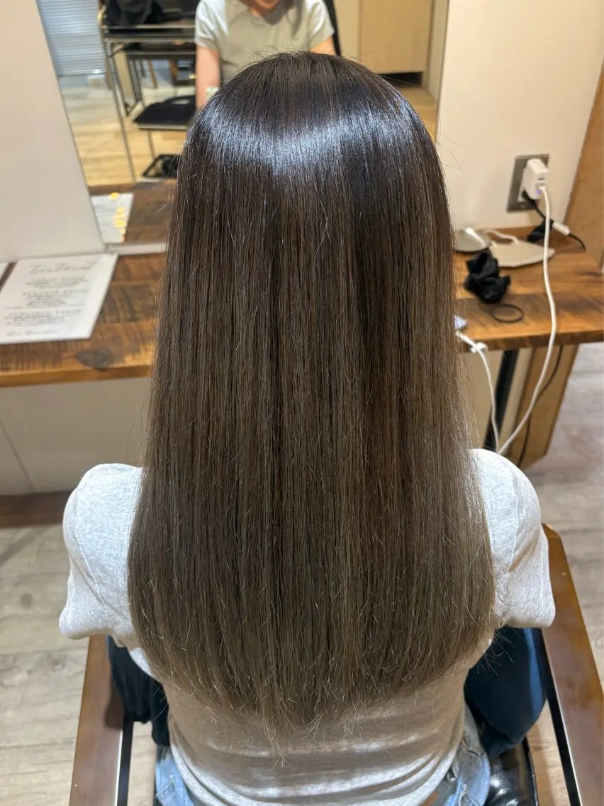 ミディアム カラー ブリーチ オリーブカラー ヘアカラー 暖色カラー/艶髪/ 🌻木村真緒🌻のヘアスタイル