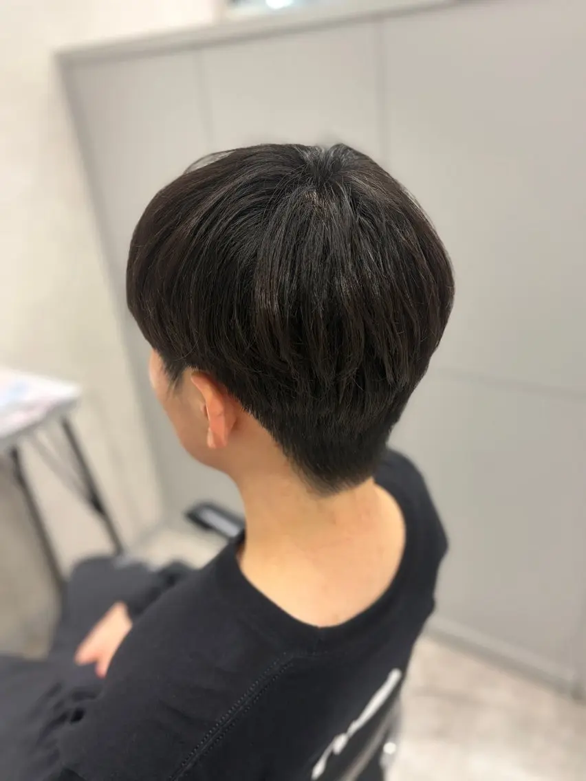 韓国風メンズカット➕ダウンパーマの写真